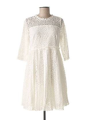Rochie scurtă mâneci 3/4 mâneci 3/4 alb MOLLY BRACKEN femeie