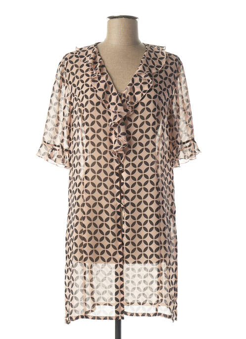 Tunică mâneci lungi roz WEINBERG femeie