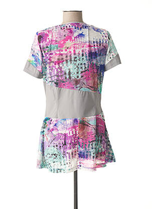 Tricou guler în v mâneci scurte violet PAUPORTÉ femeie