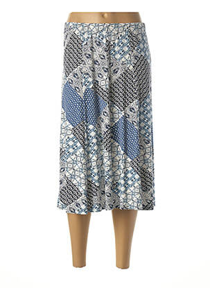 Fustă midi albastru SOLRIEU femeie
