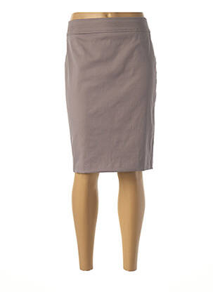 Fustă midi maro FRANK WALDER femeie