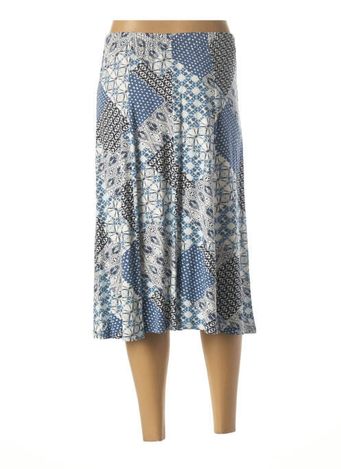 Fustă midi albastru SOLRIEU femeie