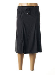 Fustă midi croială dreaptă negru PAUPORTÉ femme