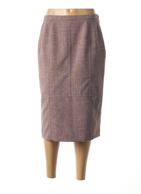 Fustă midi alb SOLRIEU femeie