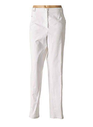 Pantalon slim alb PAUPORTÉ femeie