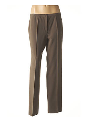 Pantalon drept elasticitate talie joasă verde BASLER femeie