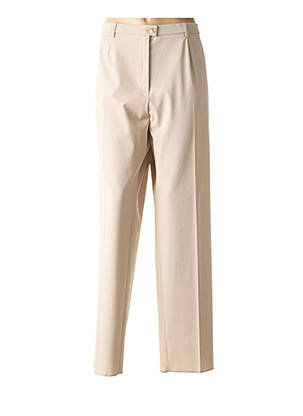 Pantalon drept elasticitate bej K'TENDANCES femeie