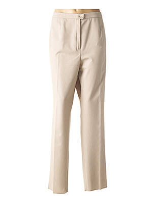Pantalon drept elasticitate bej KARTING femeie