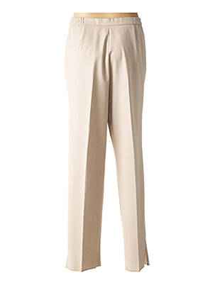 Pantalon drept elasticitate bej KARTING femeie