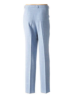 Pantalon drept talie cu cleme talie înaltă albastru PAUPORTÉ femeie