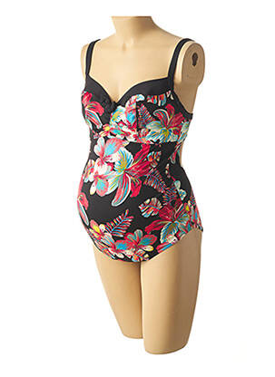 Costum de baie maternitate imprimeu floral negru CACHE COEUR femeie