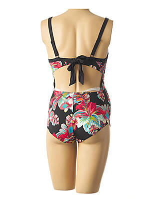 Costum de baie maternitate imprimeu floral negru CACHE COEUR femeie