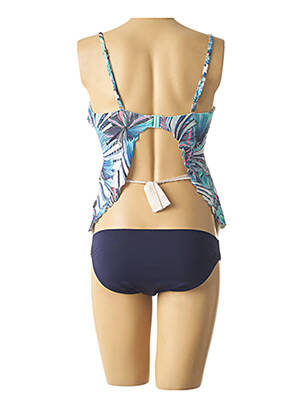 Costum de baie maternitate imprimeu floral albastru CACHE COEUR femeie