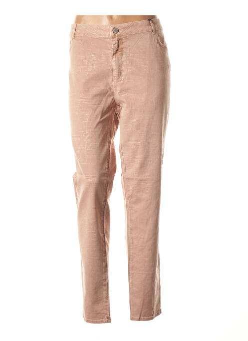 Pantalon drept roz EVA KAYAN femeie