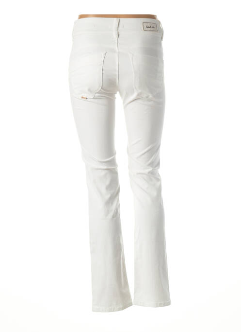 Pantalon slim alb SALSA femeie