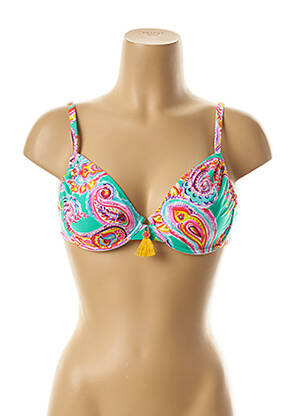 Sutien de costum de baie elasticitate verde ANTIGEL femeie