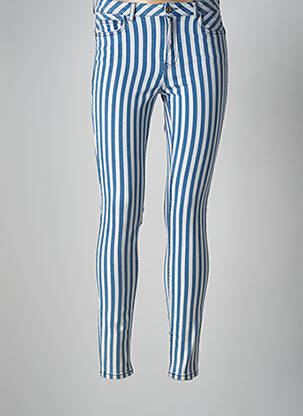 Pantalon slim elasticitate mărime normală albastru TIFFOSI femeie