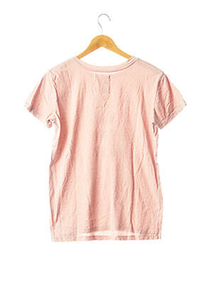 Tricou serigrafie mâneci scurte roz BAN.DO femeie