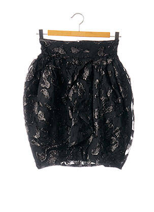 Fustă midi talie cu cleme negru H&M femeie