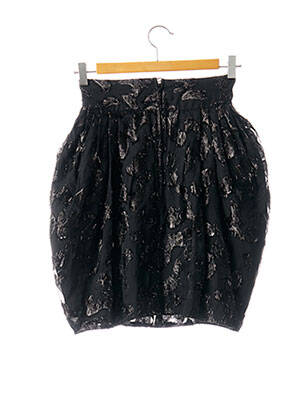 Fustă midi talie cu cleme negru H&M femeie