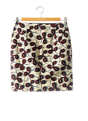 Fustă scurtă bej SANS MARQUE femeie