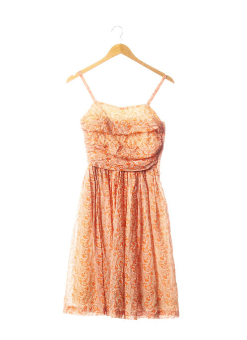 Rochie midi portocaliu MISS ELLIETTE femeie