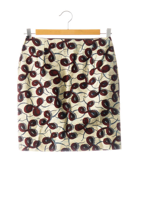 Fustă scurtă bej SANS MARQUE femeie