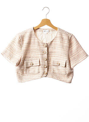 Jachete casual roz SONG OF STYLE femeie