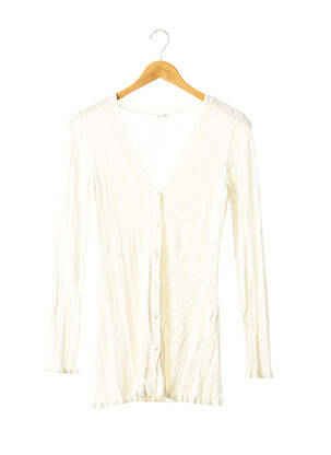 Vestă cu mâneci lungi bej TULAROSA femeie