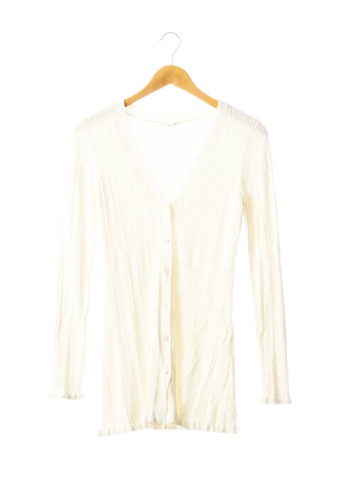 Vestă cu mâneci lungi bej TULAROSA femeie