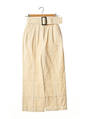 Pantalon drept bej TULAROSA femeie