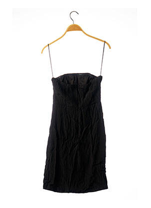 Rochie scurtă închidere cu fermoar la spate negru SUPERDOWN femeie