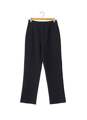 Pantalon drept țesătură crep talie înaltă negru GIORGIO ARMANI femeie