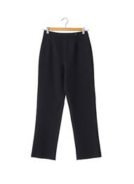 Pantalon drept elasticitate talie înaltă negru GIORGIO ARMANI femeie