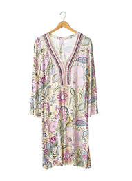 Rochie midi croială fluidă bej RAFFAELA D'ANGELO femeie