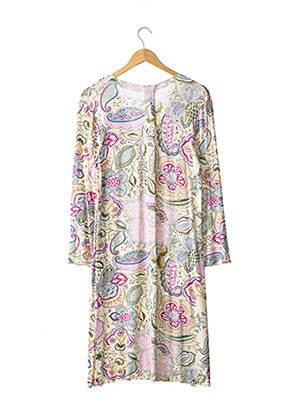 Rochie midi croială fluidă bej RAFFAELA D'ANGELO femeie