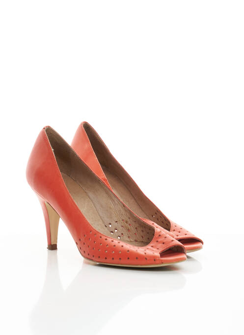 Pantofi cu toc portocaliu SESSUN femeie