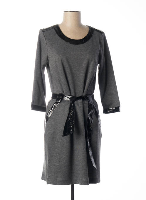 Rochie midi gri PAUL BRIAL femeie