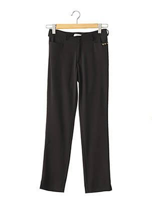 Pantalon drept negru PAUL BRIAL femeie