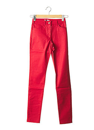 Pantalon drept roșu PAUL BRIAL femeie