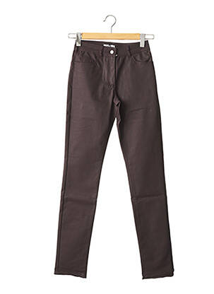Pantalon drept violet PAUL BRIAL femeie