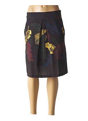 Fustă midi negru PAUL BRIAL femeie