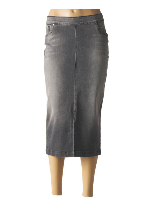 Fustă midi gri PAUL BRIAL femeie