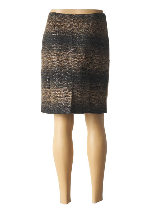 Fustă midi maro PAUL BRIAL femeie