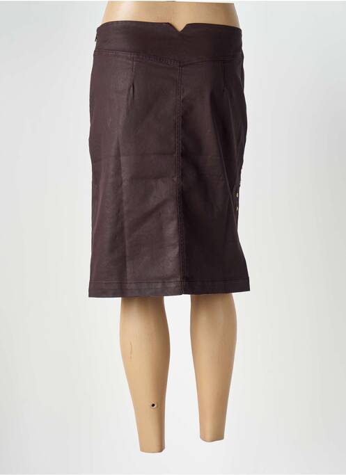 Fustă midi maro PAUL BRIAL femeie