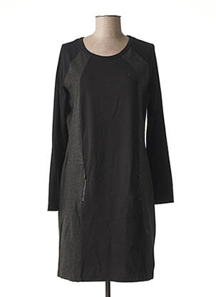 Rochie midi mâneci lungi mâneci lungi negru PAUL BRIAL femeie