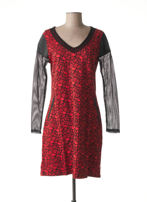 Rochie midi roșu MALOKA femeie