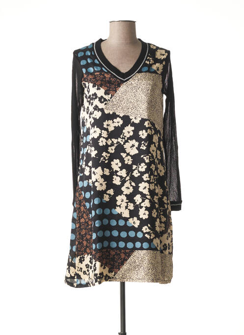 Rochie midi negru MALOKA femeie