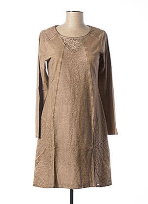 Rochie midi bej MALOKA femeie