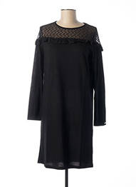 Rochie midi mâneci lungi mâneci lungi negru MALOKA femeie